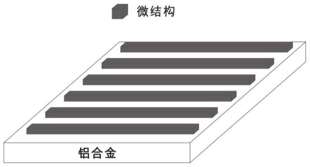 Forming method and product of multilevel microstructure on metal surface