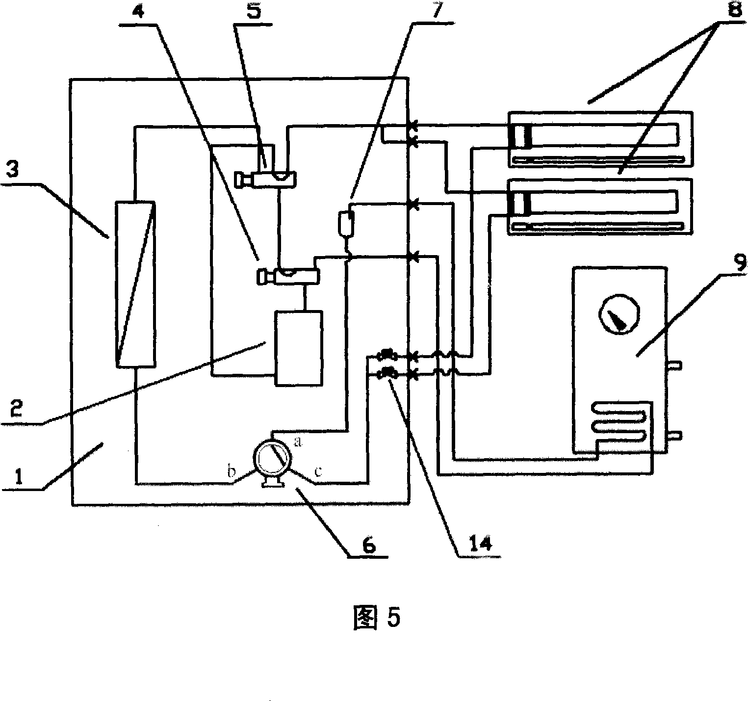 Hot-water air conditioner