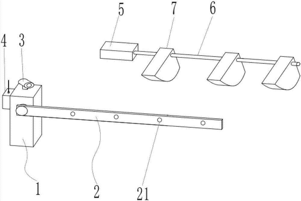 Intelligent railing applicable to railway crossing