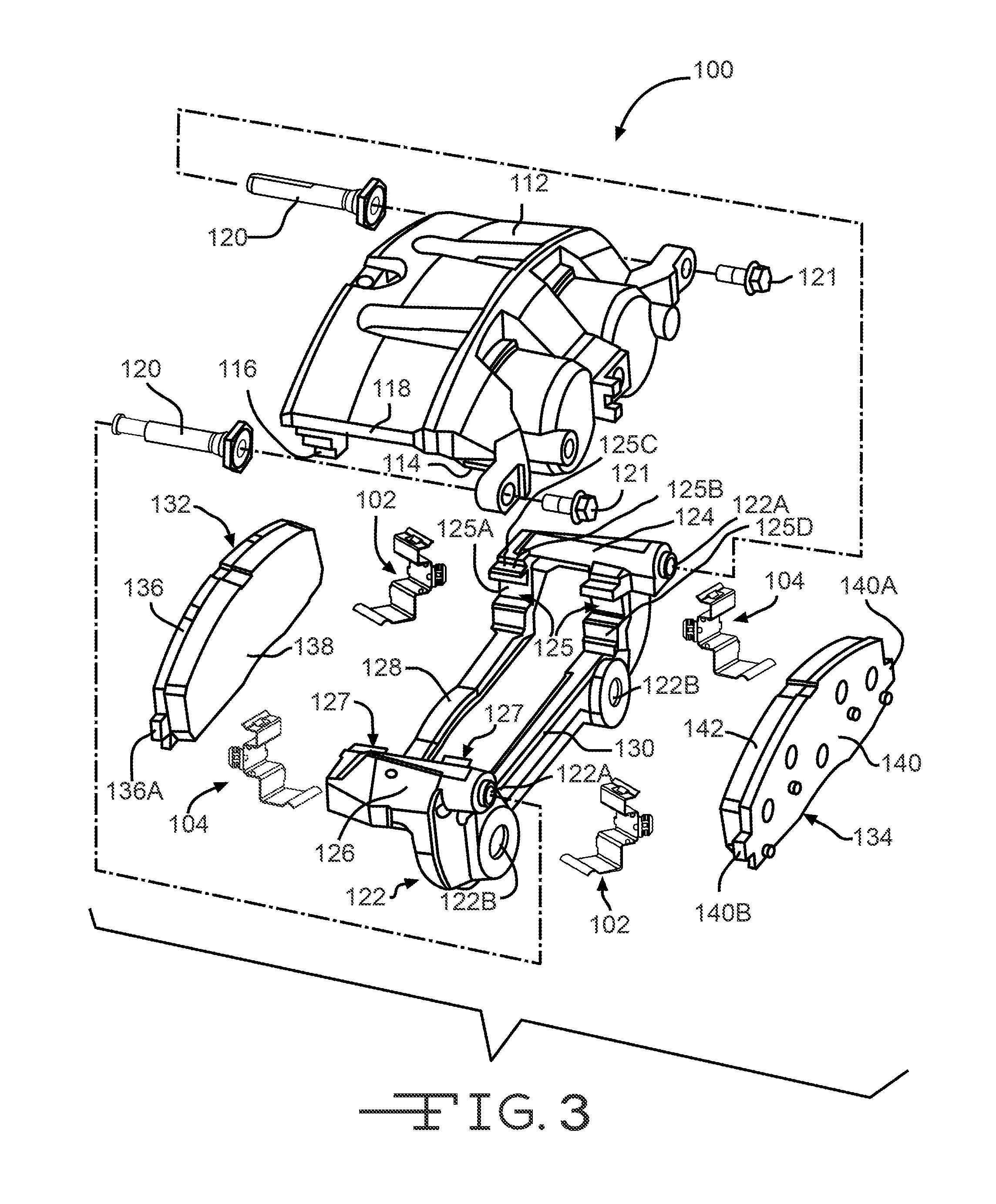 Clip for Use in a Disc Brake Assembly and Disc Brake Assembly Including Such a Clip