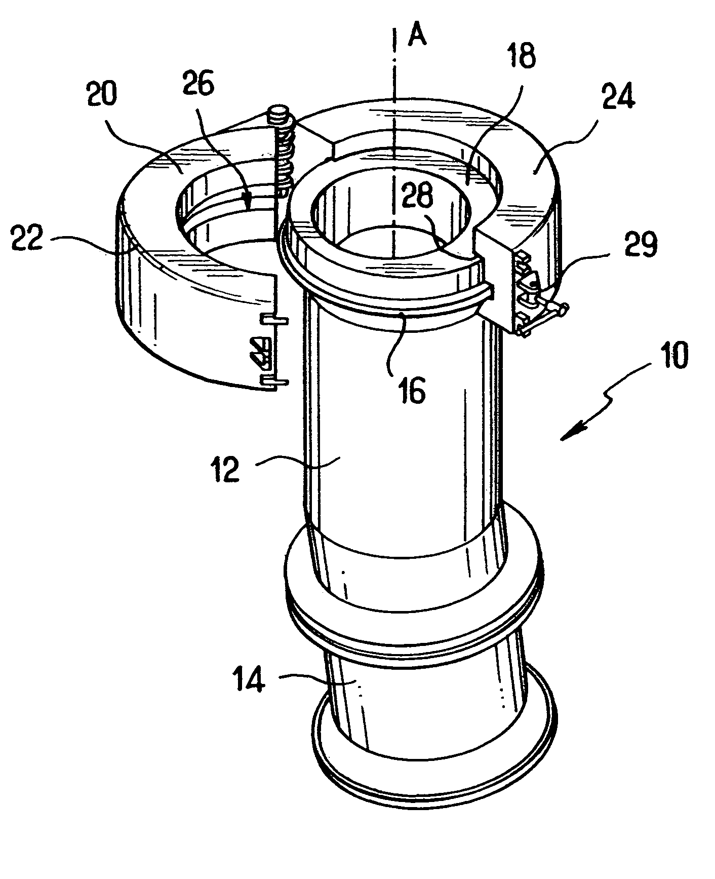 Guide tube for a flexible pipe for transporting hydrocarbons
