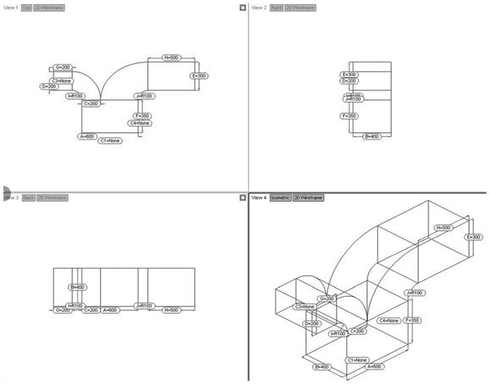 BIM-based air duct system prefabricating method