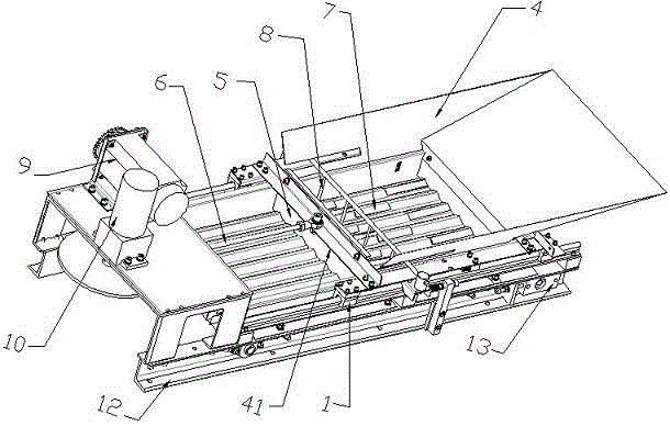 An automatic sorting and sorting device for strip materials