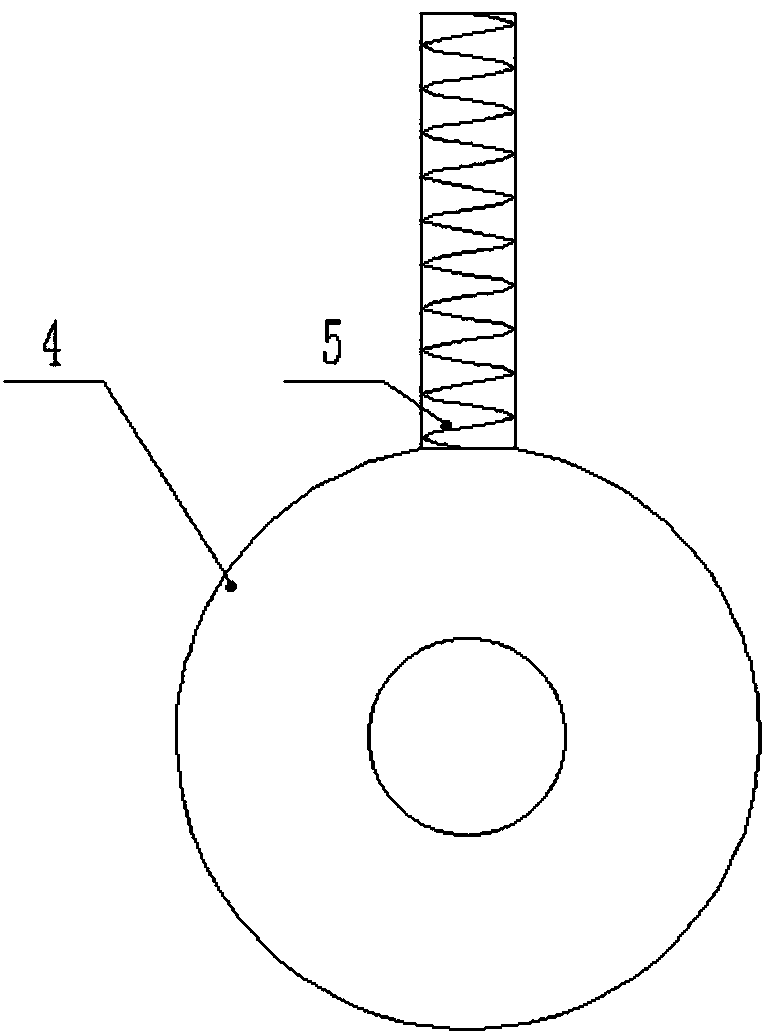 Spherical loudspeaker box shell joint polishing device of disc sliding type structure