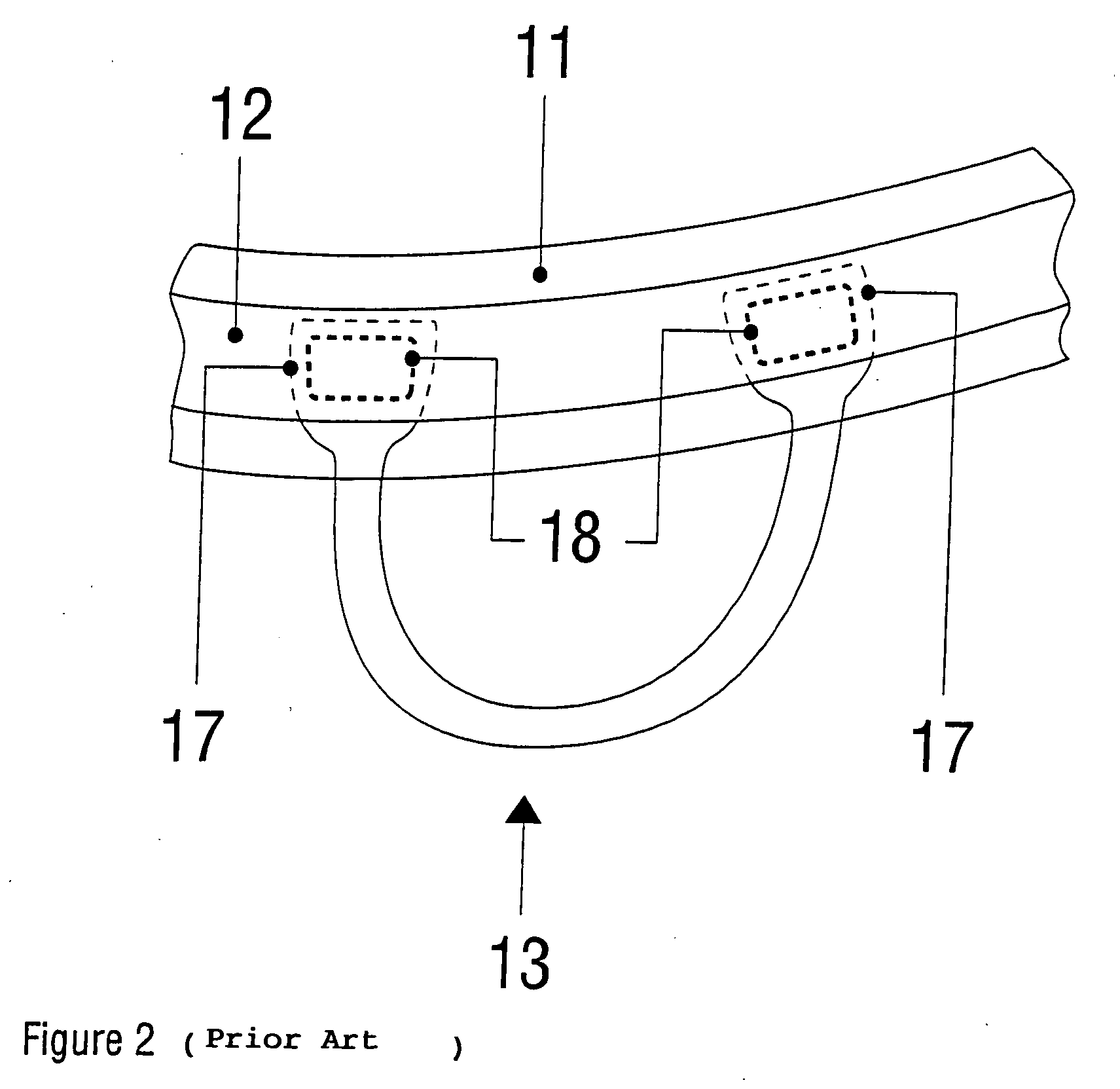 Belt for roping harness equipped with a salient equipment-carrying device