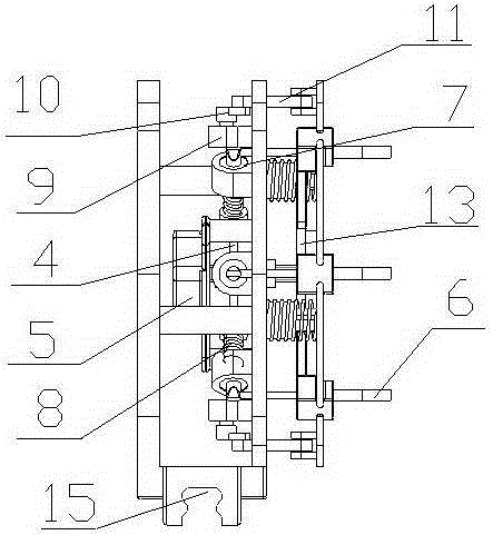 A clamping mechanism for hexagonal quick-release clamps