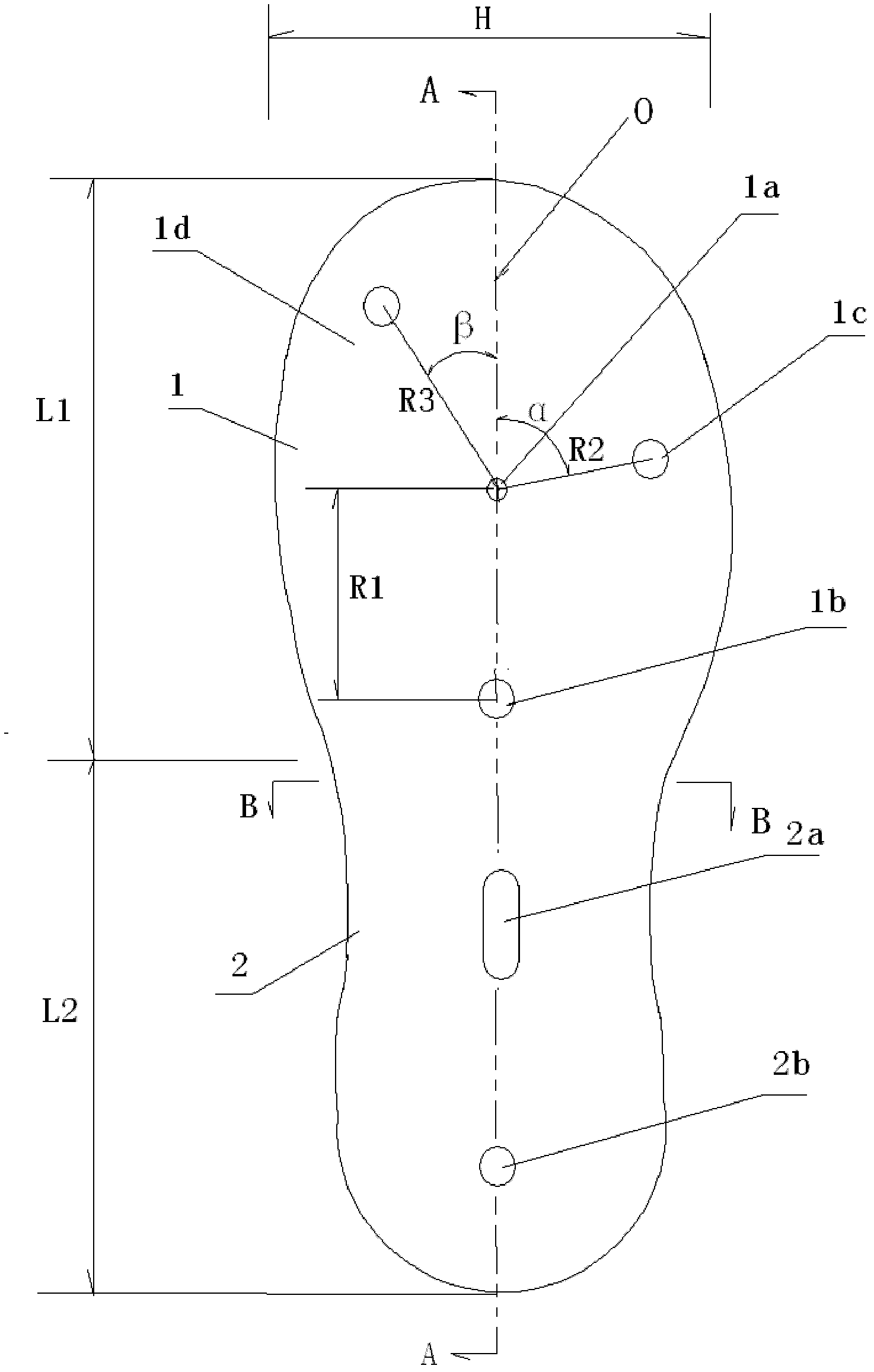 Positioning board for treating fracture of femur neck