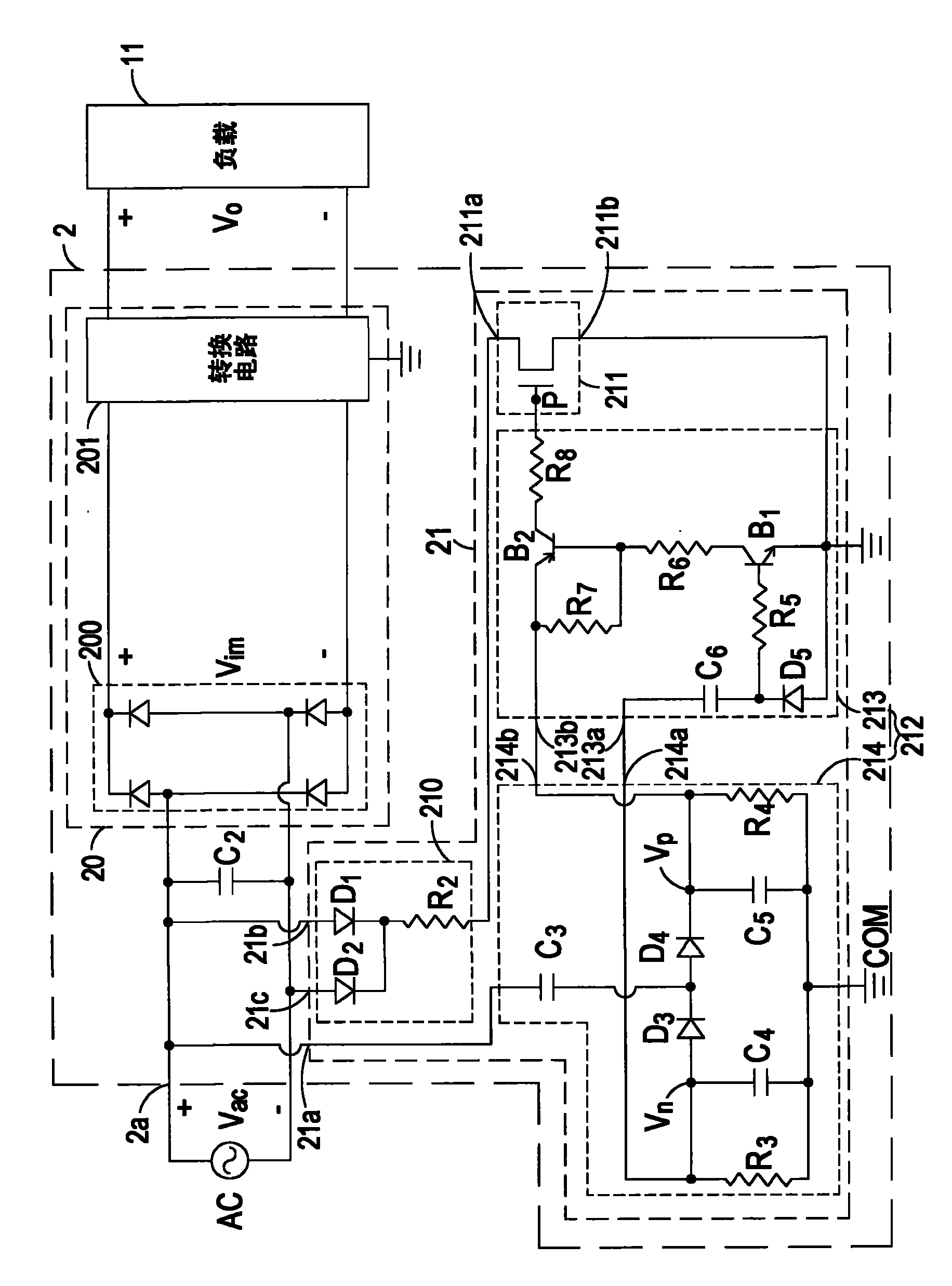 Capacitor energy discharging circuit capable of reducing power loss and power supply circuit thereof