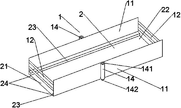 Electric core transfer box and using method thereof