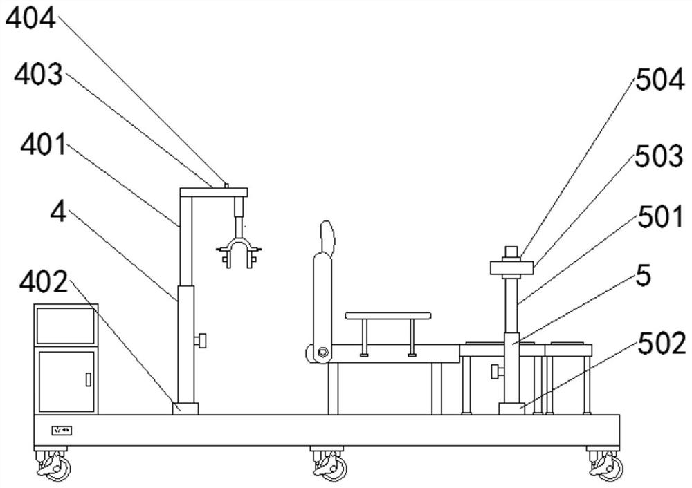 Auxiliary rehabilitation training equipment for orthopedic nursing massage