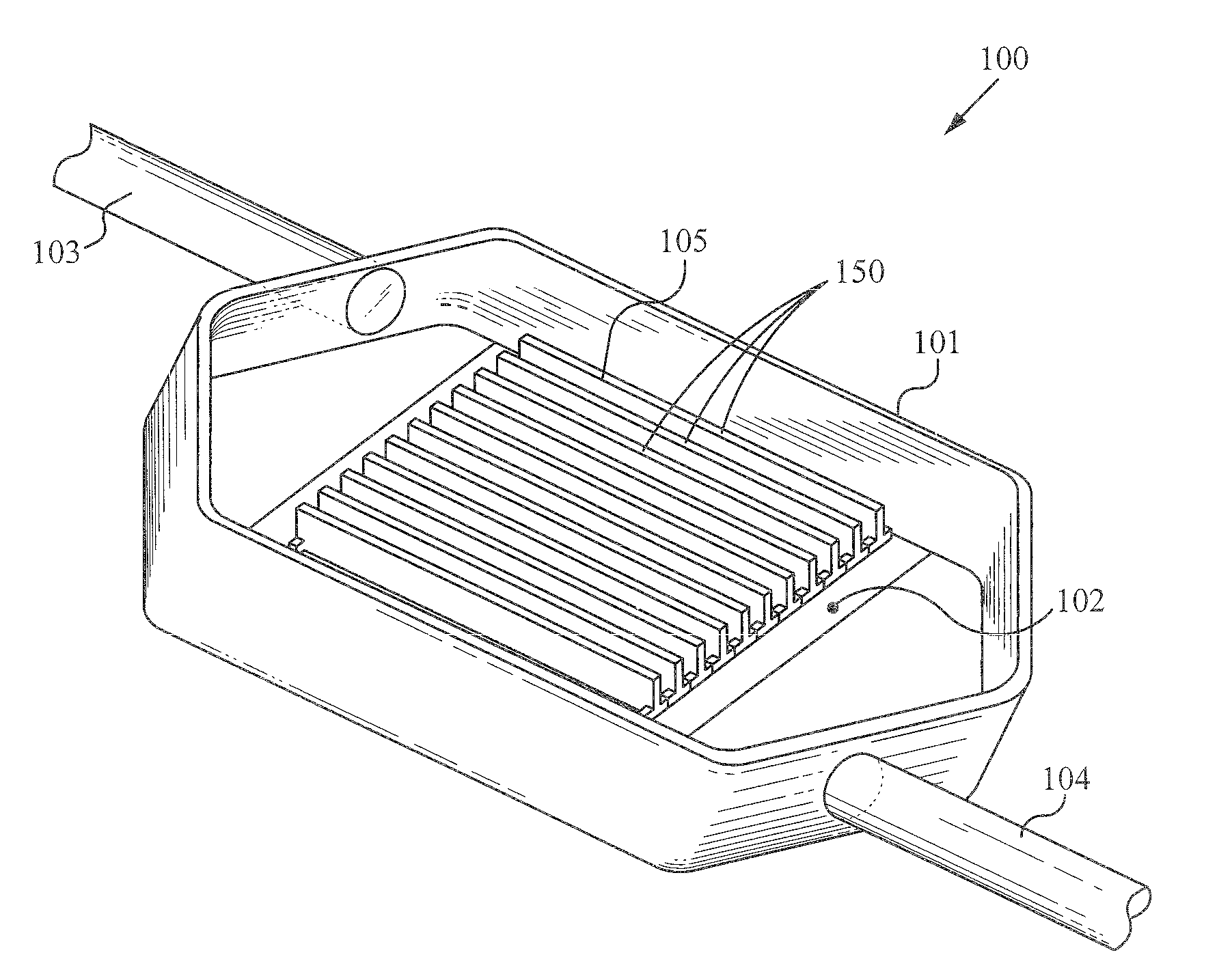 Fabrication of high surface area, high aspect ratio mini-channels and their application in liquid cooling systems