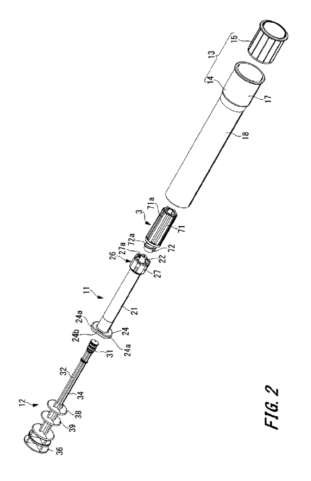 Drug administration instrument