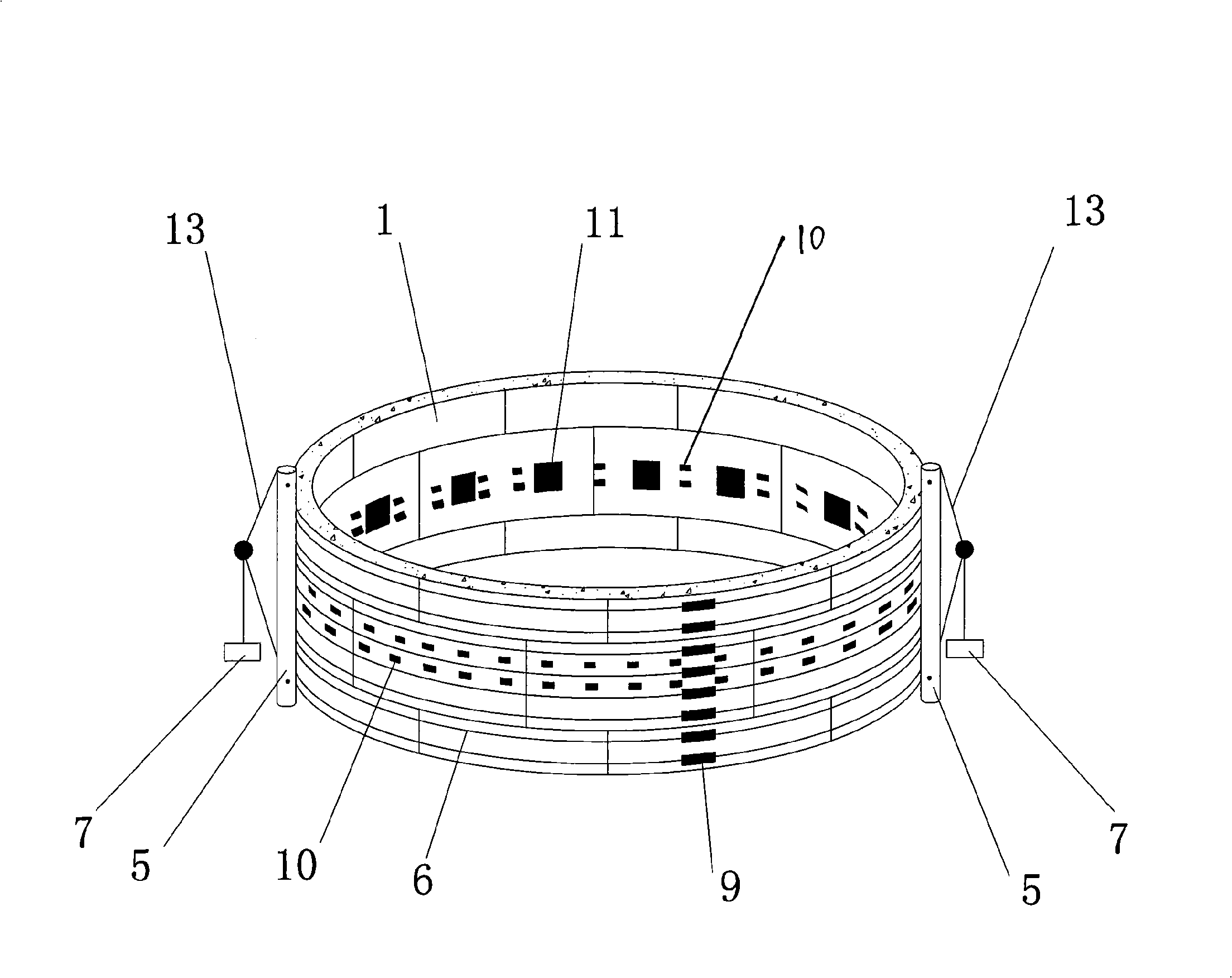 Hydraulic analogue method of shield tunneling structure model