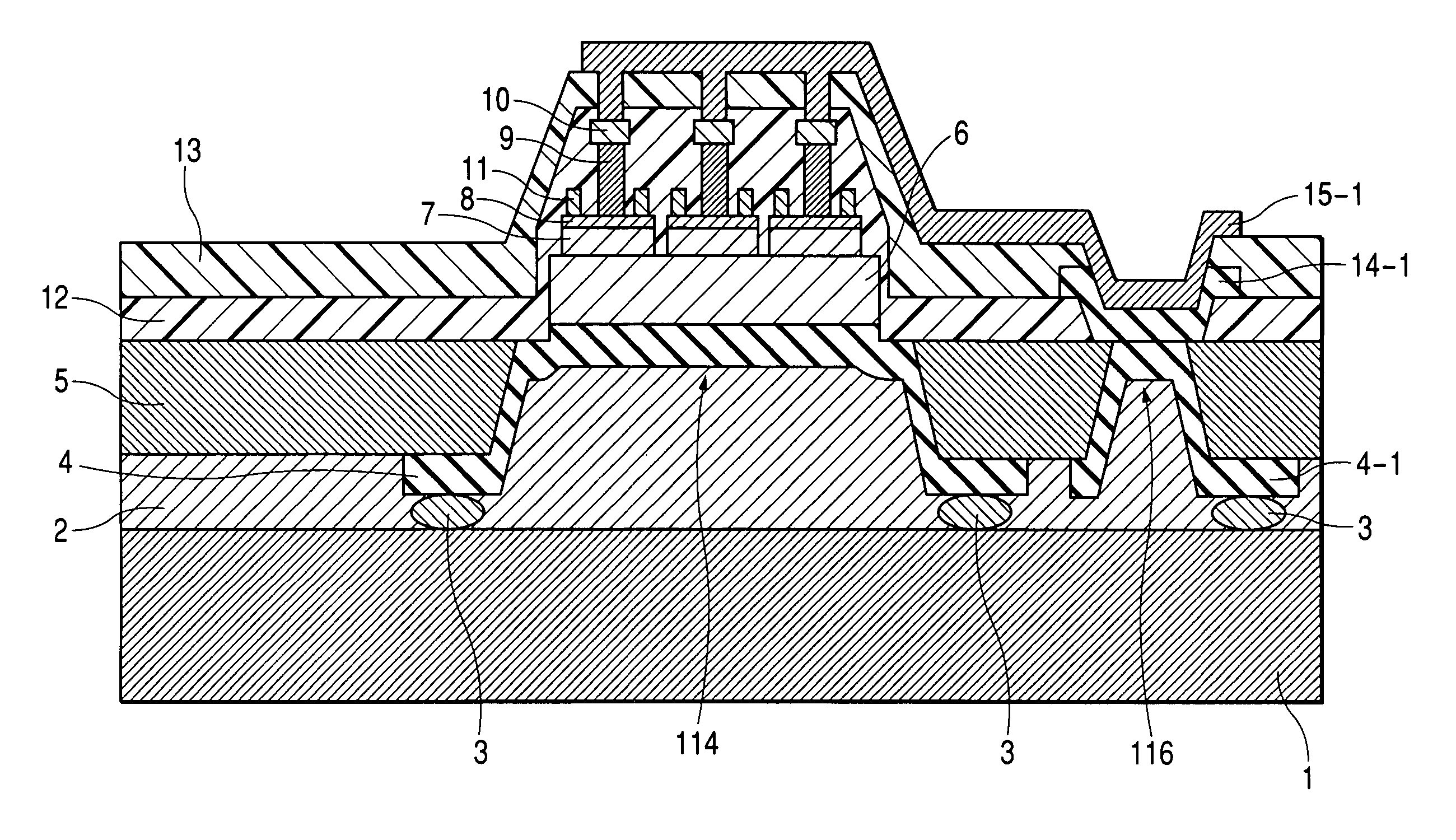 Semiconductor device having led out conductor layers, manufacturing method of the same, and semiconductor module