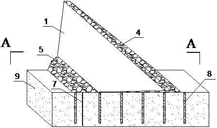 Concrete faced rockfill dam on deep covering layer and construction method
