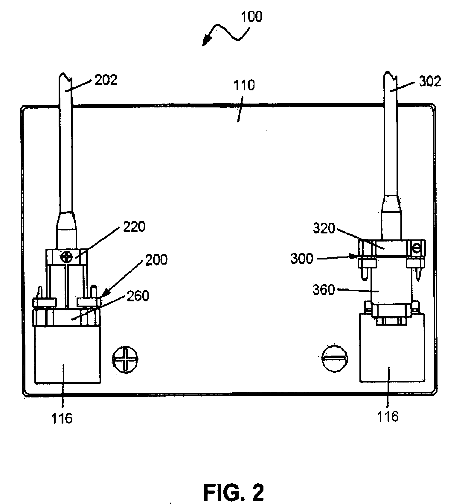 Connector system for connecting cables to a battery