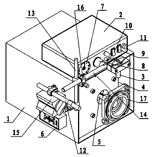 Automatic rubber coating machine of motor end cover