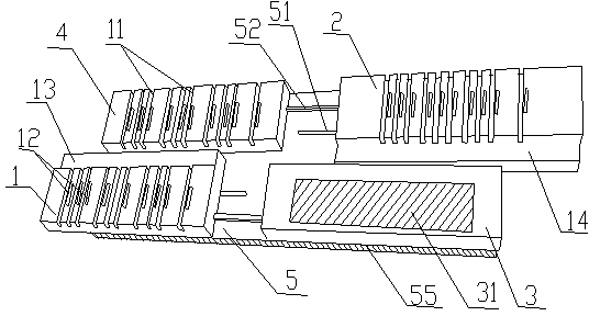 Device for manufacturing wire for secondary connection