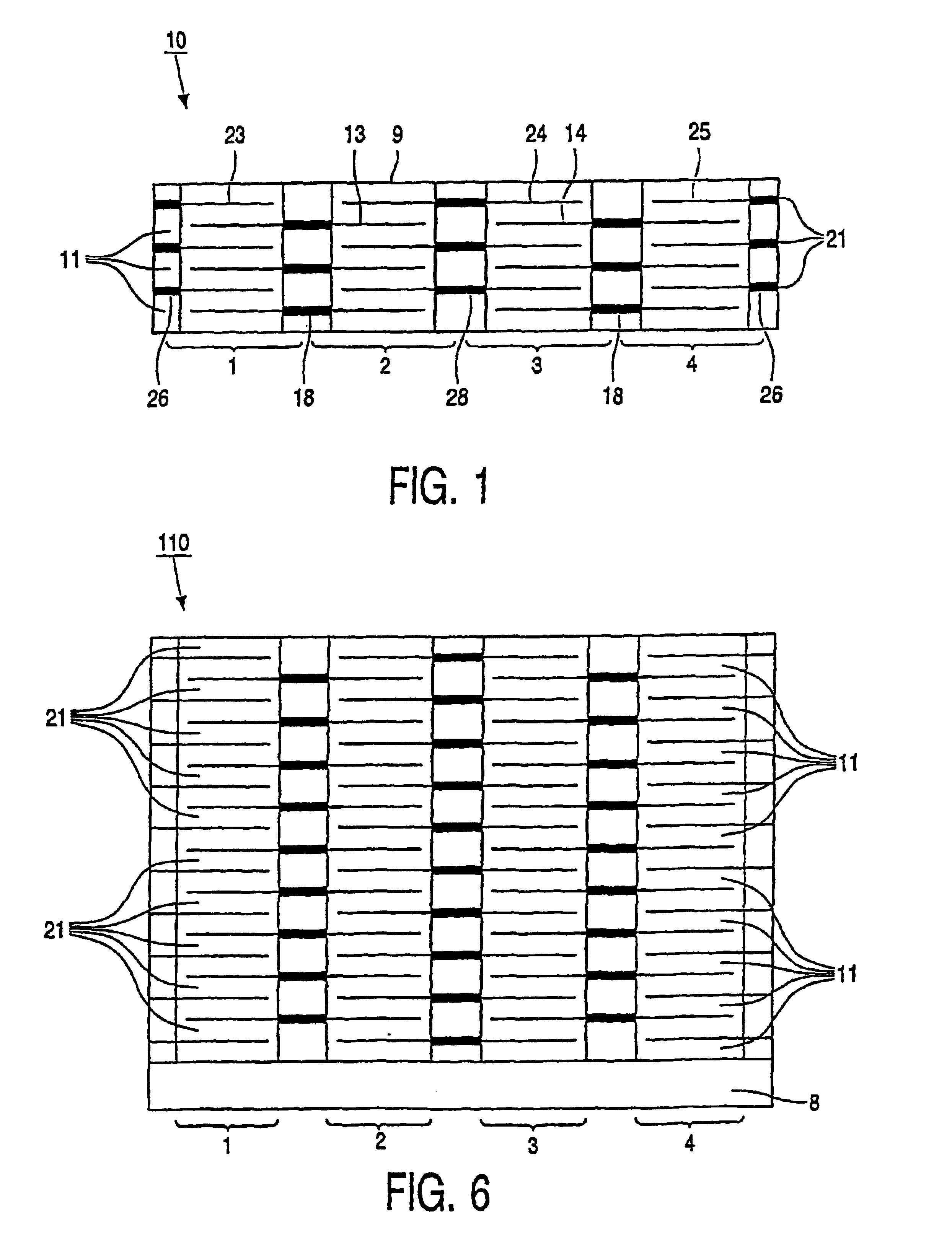 Ceramic multilayer capacitor array