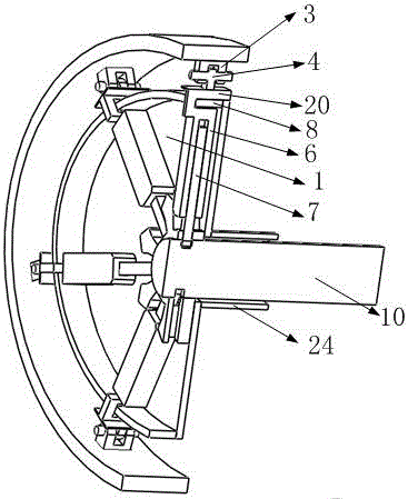 Elliptical wheel based vehicle stopping mechanism