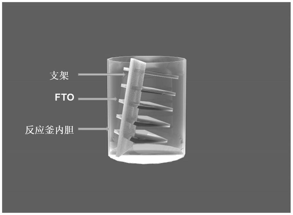 One-dimensional ultra-long tio  <sub>2</sub> Nanorod array and its preparation method and application in dye-sensitized solar cells