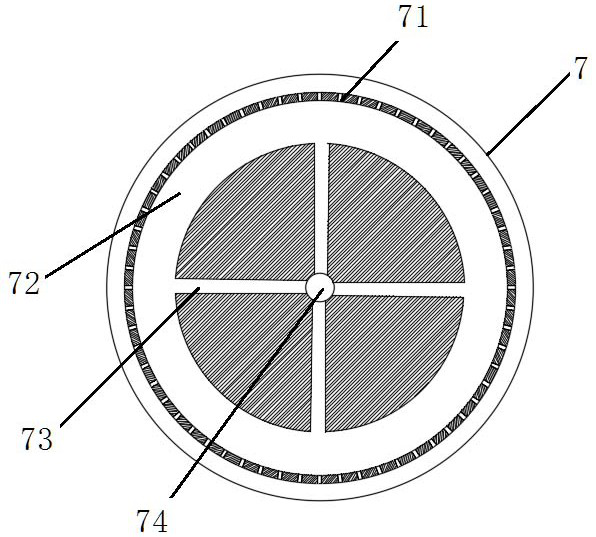 Amorphous strip heat treatment take-up and pay-off system and control method