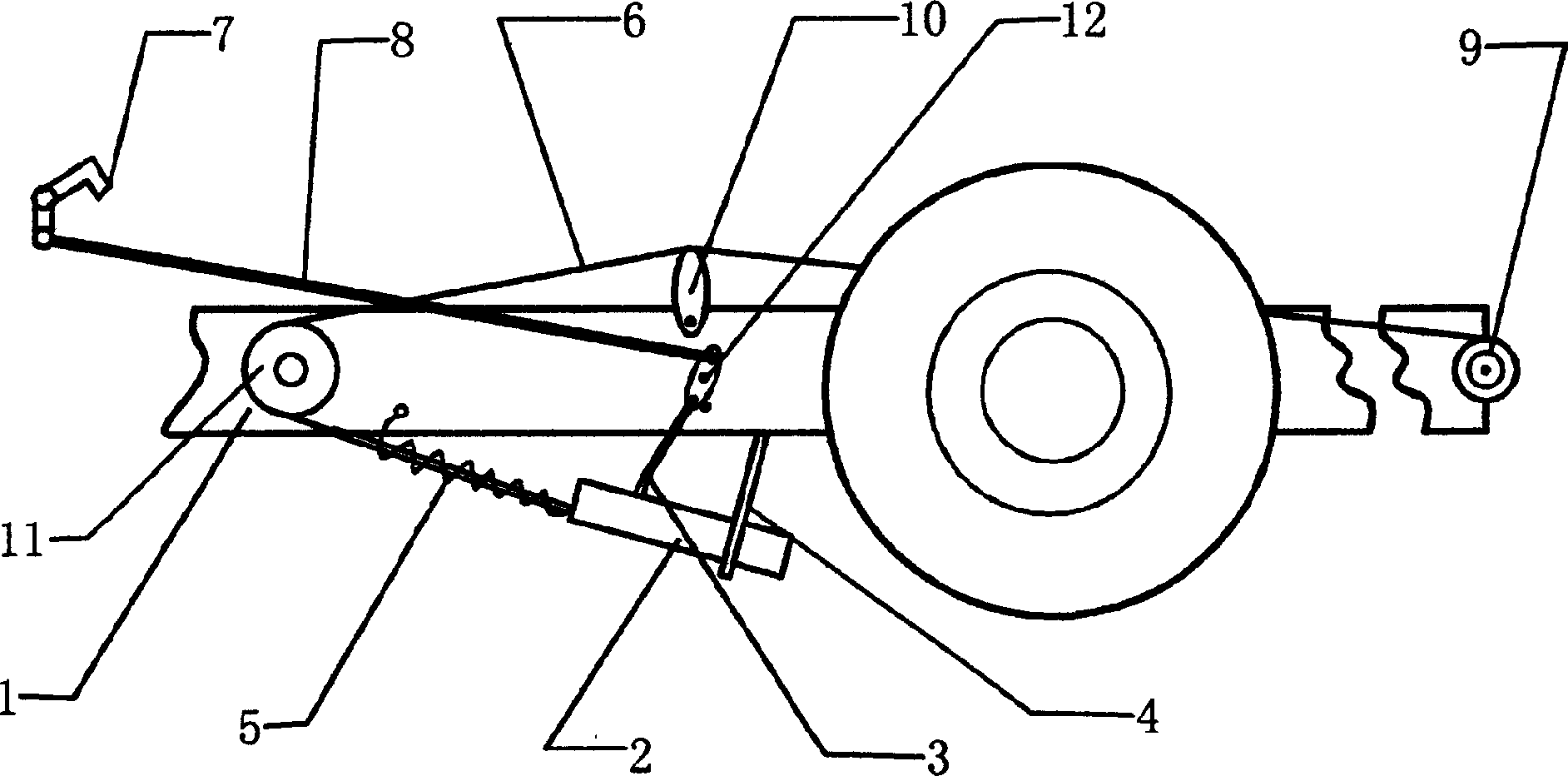 Braking plate and its application method