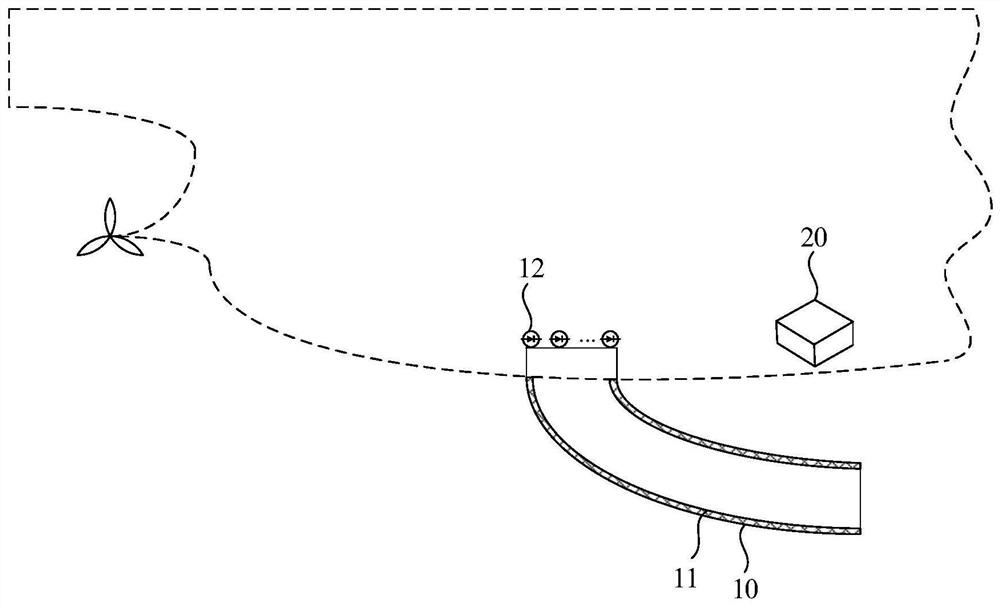 Vibration control method for water diversion port structure of self-flow cooling system of ship
