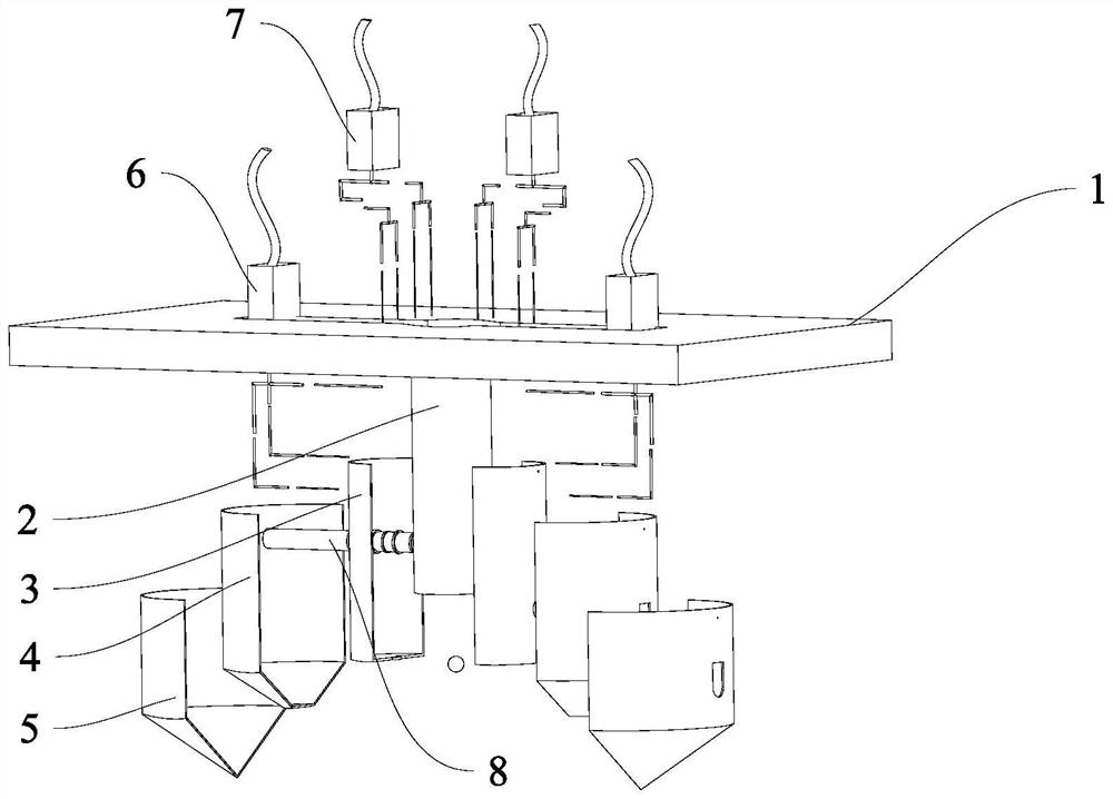 Pneumatic large-particle-size seed single-grain dibbling device