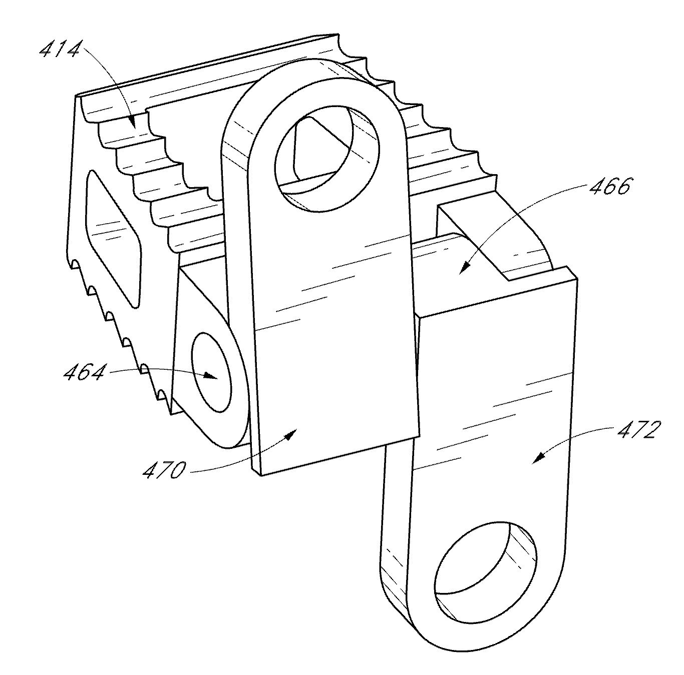 Flanged interbody fusion device