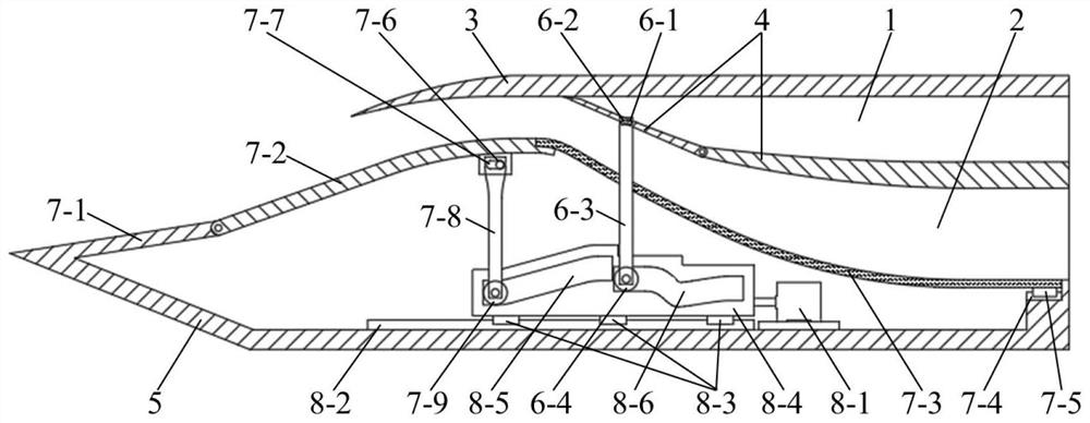 An Inner Parallel Inlet with Mode Conversion Combined with Variable Geometry Adjustment and Its Control Method