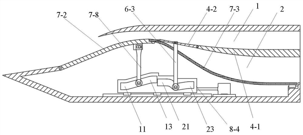An Inner Parallel Inlet with Mode Conversion Combined with Variable Geometry Adjustment and Its Control Method