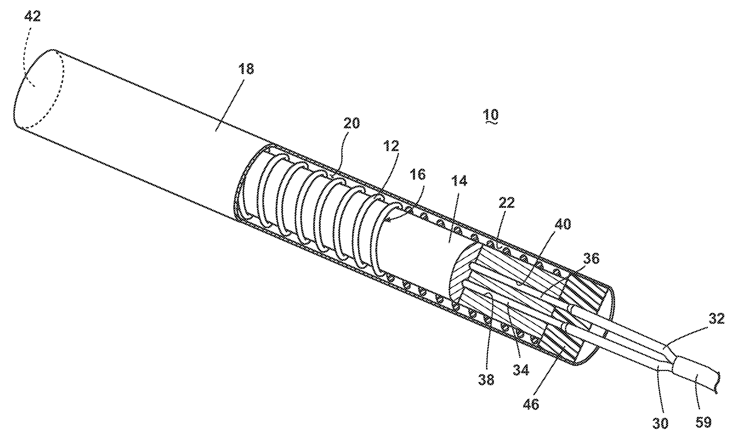 Cartridge heater with an alloy case