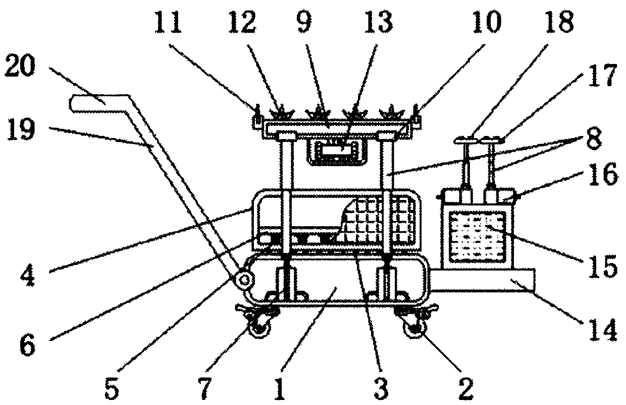 A kind of ceiling and wall decoating device for building