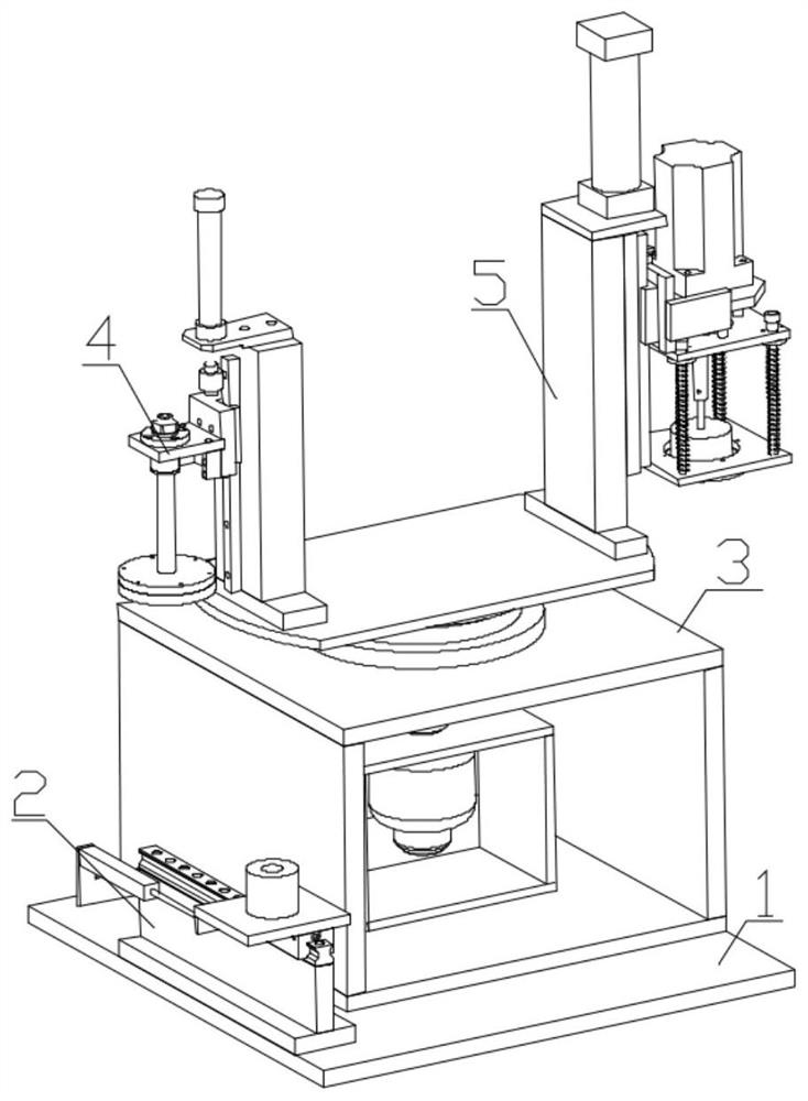 New energy motor input shaft press-fitting device