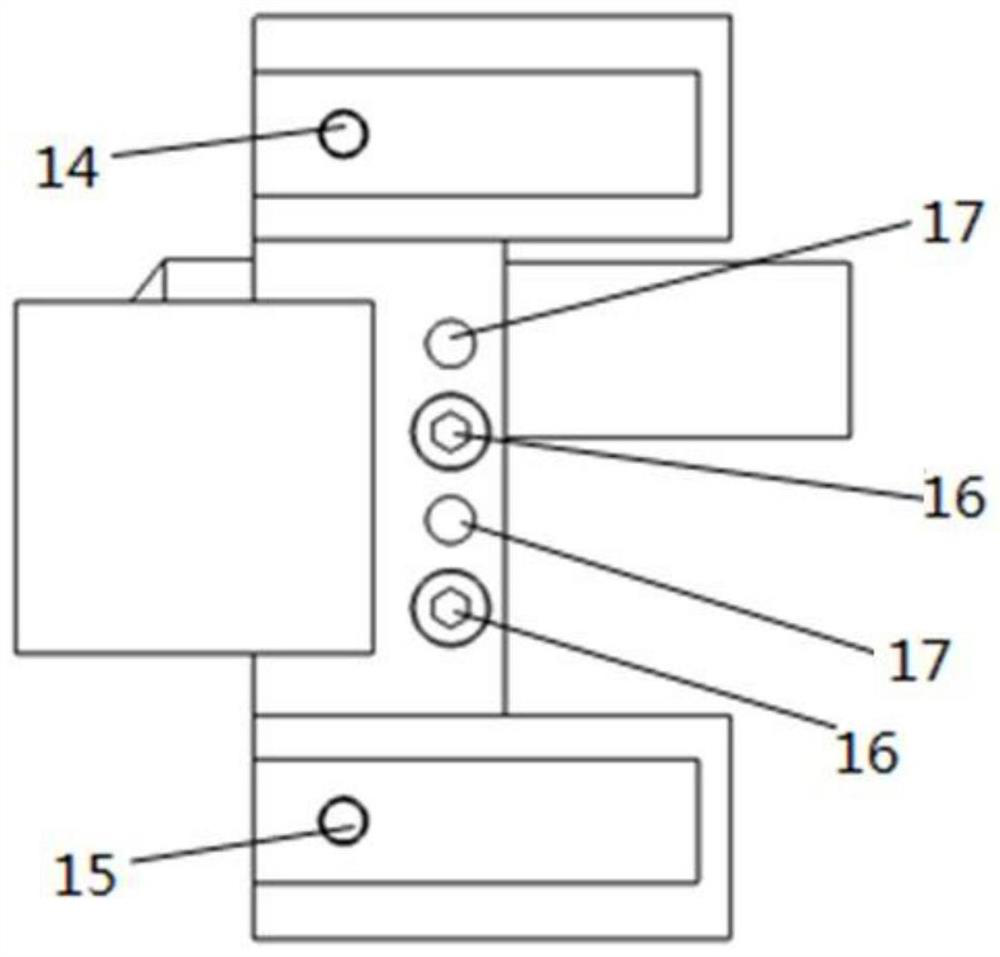 Portable oil conveying pipe support welding and positioning tool