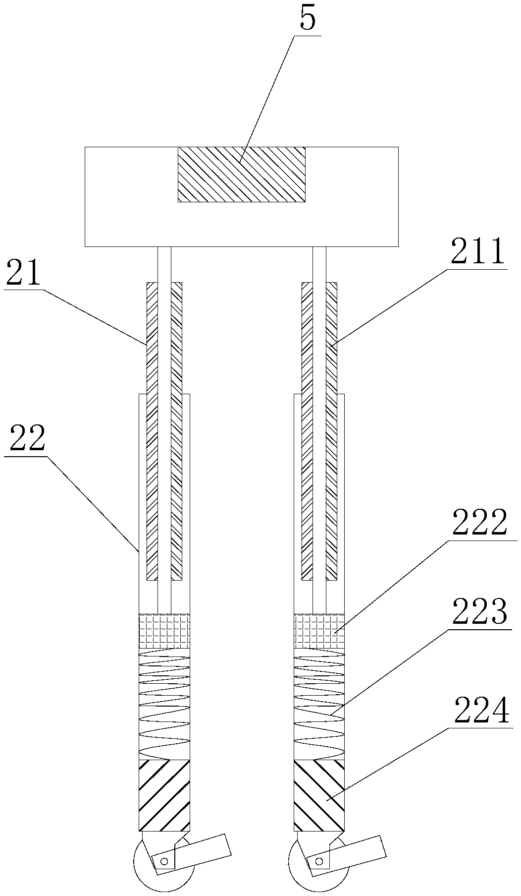 Movable lifting laundry rack