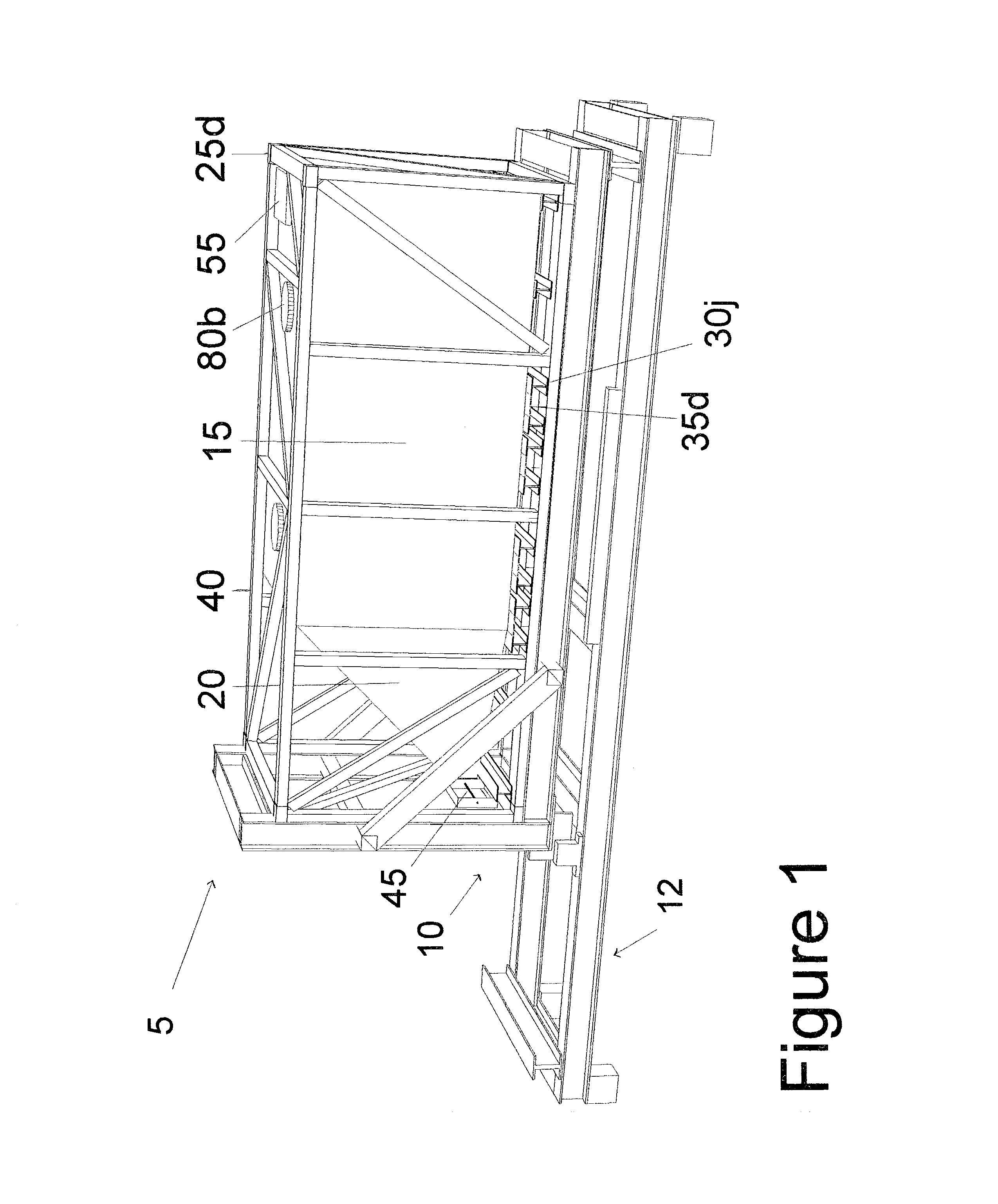 Intermodal bulk dry particulate cargo container and method