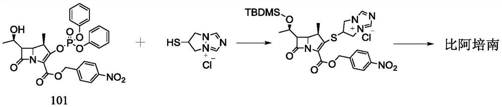 A kind of preparation method of biapenem