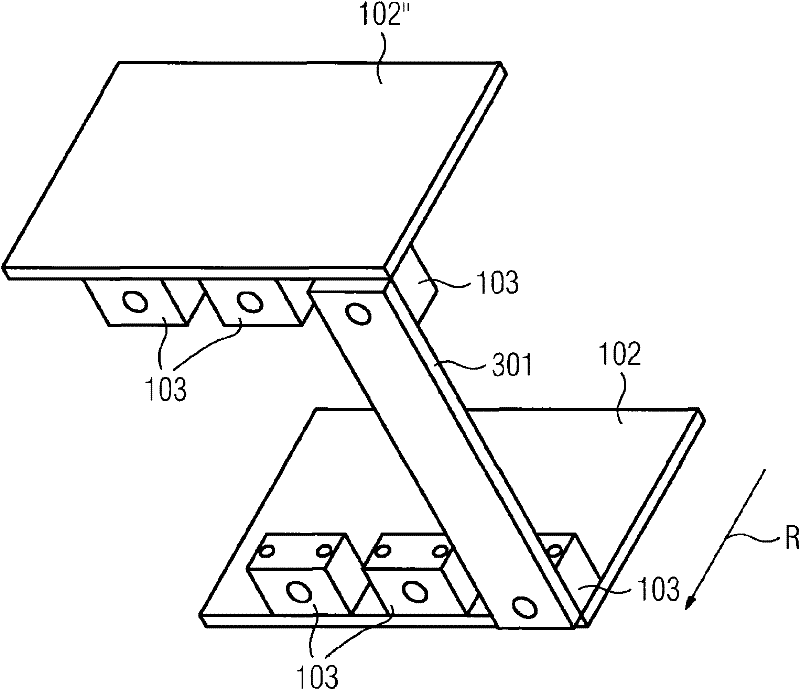 Packaging method and device for an excitation circuit present inside a rotor body