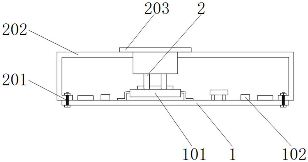 Model airplane signal conversion module convenient to disassemble and assemble