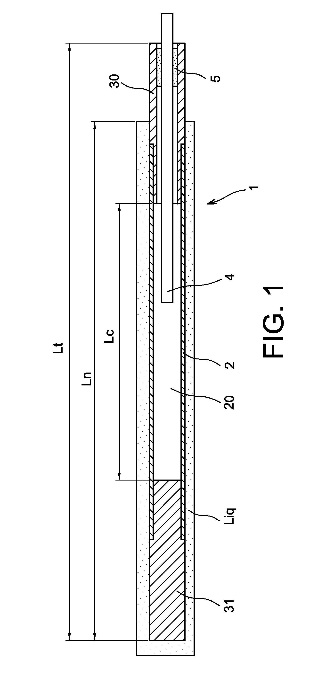Electrical Heating Device For Heating A Liquid, Method For Producing Same, And Use In The Electrical Simulation Of Nuclear Fuel Rods