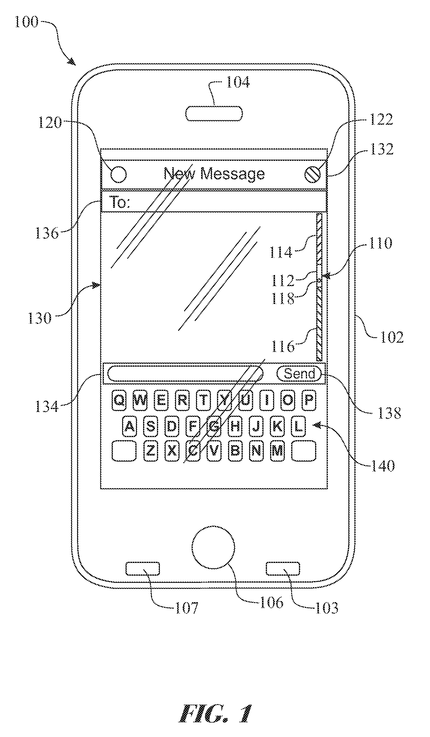 Handheld mobile device viewing angle indicator
