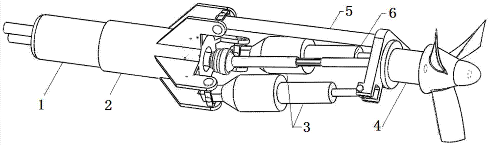 Parallel vector propulsion mechanism of autonomous underwater vehicle