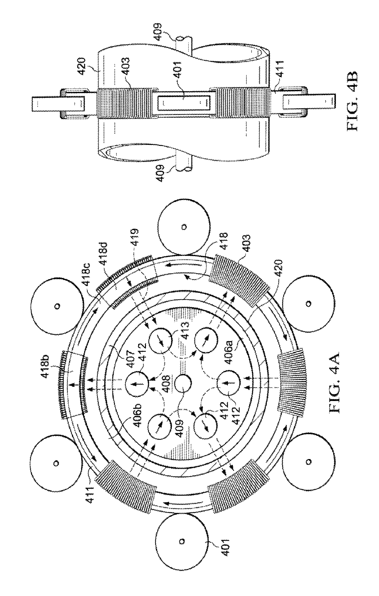 Flywheel energy storage device with induction torque transfer