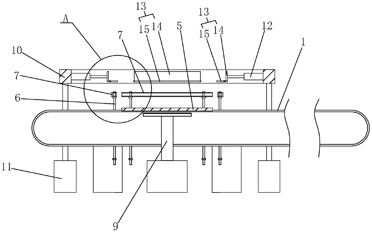 A solar panel automatic framing machine