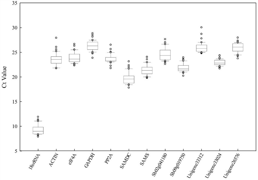 The internal reference gene developed based on Miscanthus transcriptome sequence and its application