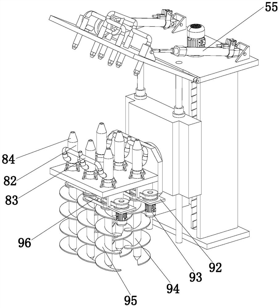 Automatic filling equipment for static blasting expanding agent