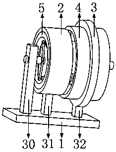 A two-speed centrifugal block block transmission