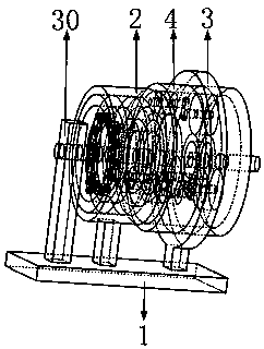 A two-speed centrifugal block block transmission